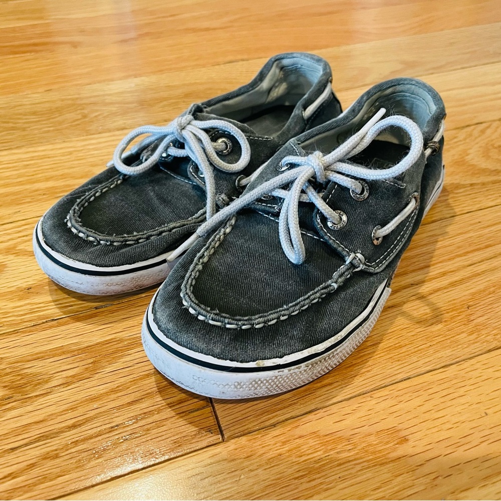 Sperry Halyard boat shoes kids blue 13M